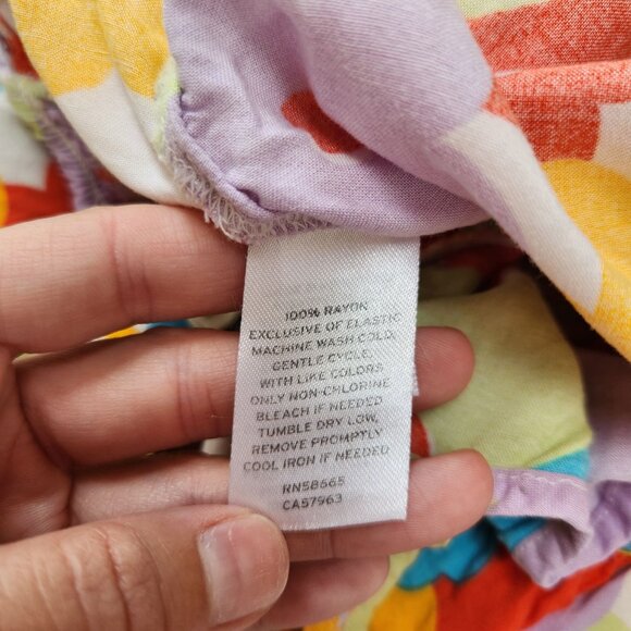 Tucker + Tate Floral Jumpsuit Wide Leg Colorful Summer Dress Girls 5 - Picture 6 of 7